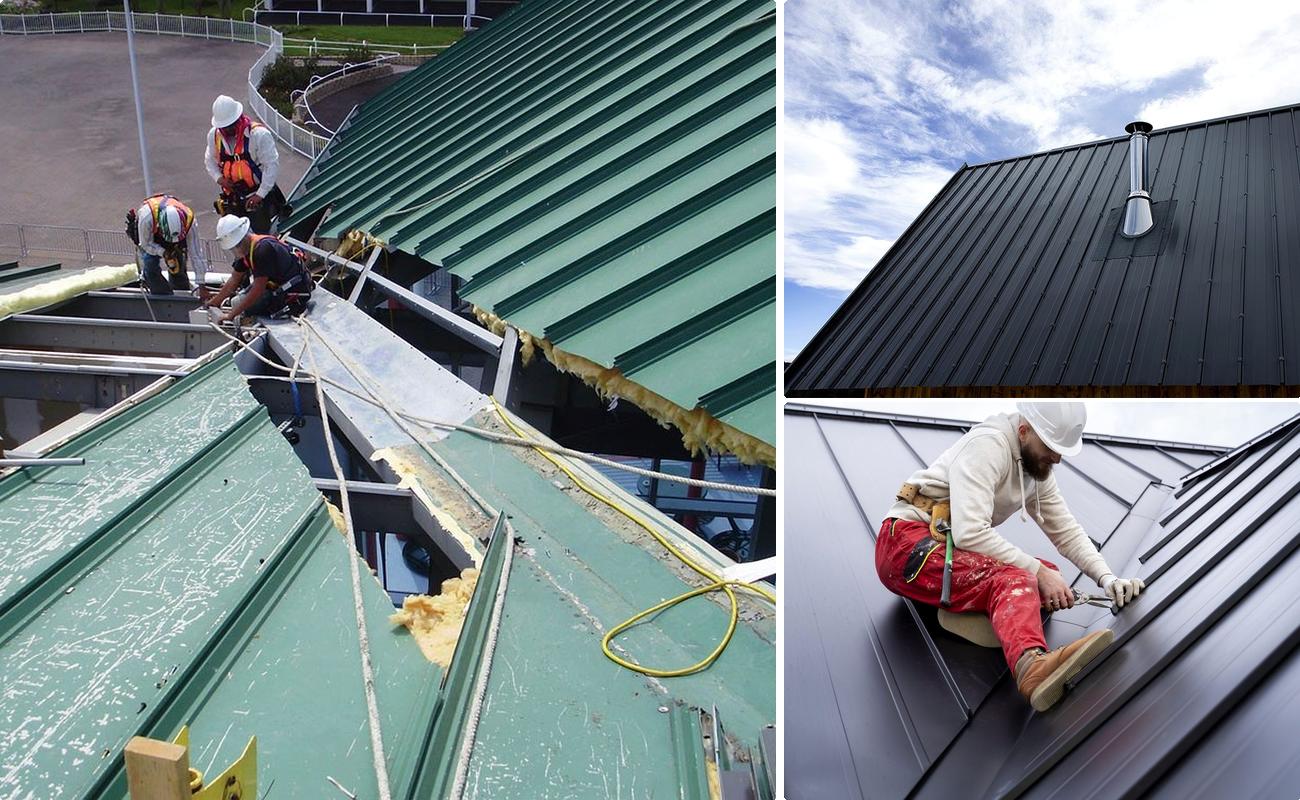 Montaj acoperis tabla