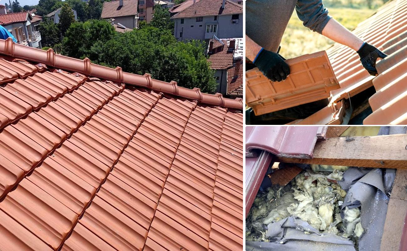 Reparatii acoperis tigla ceramica