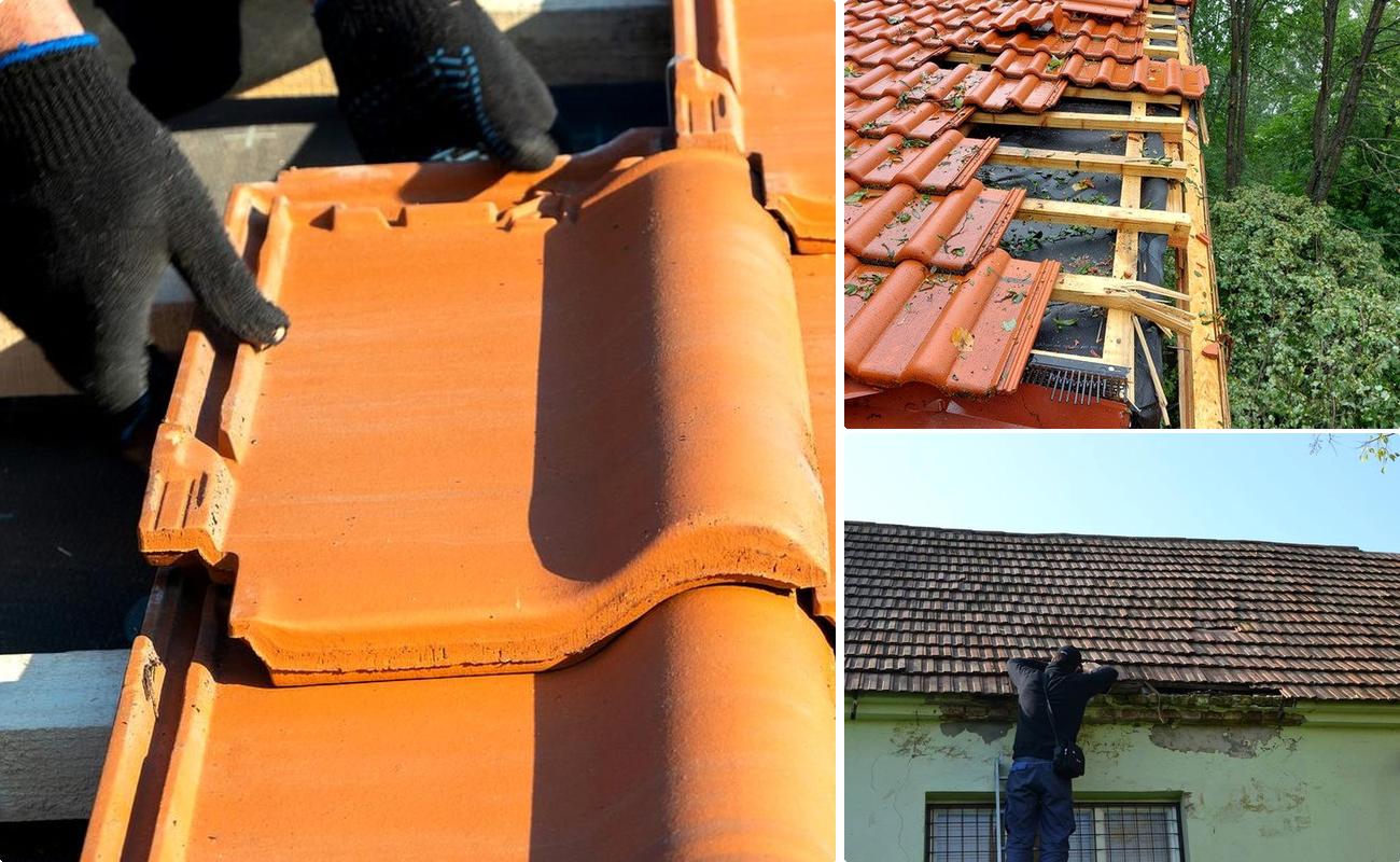 Reparatii acoperis tigla ceramica