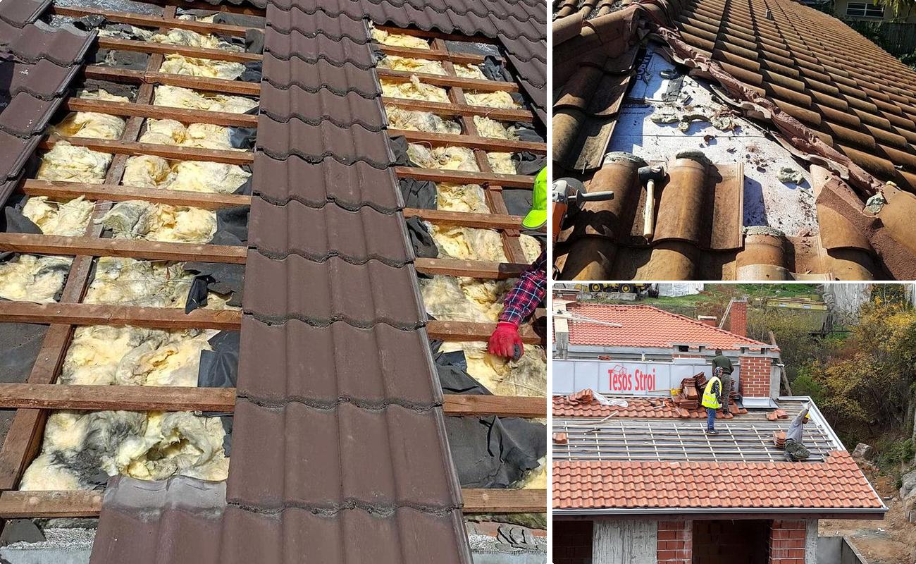 Reparatii acoperis tigla ceramica