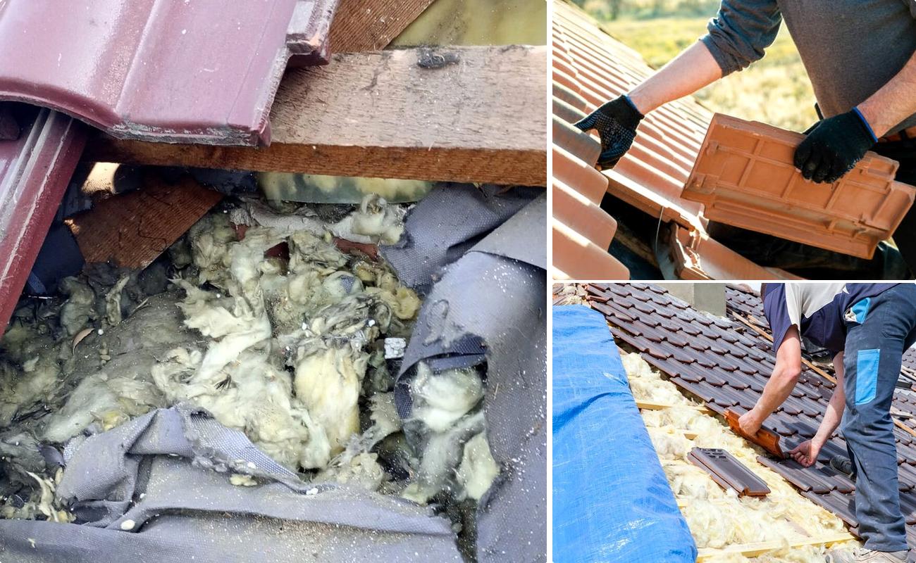 Reparatii acoperis tigla ceramica