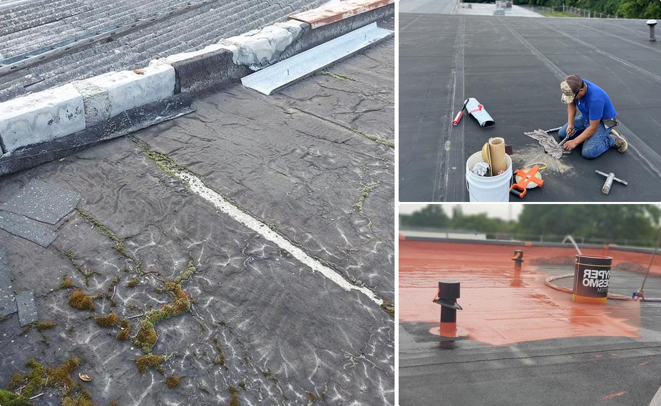 Reparatii izolatie acoperis
